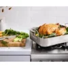 Cuisinart MultiClad Pro 16" Tri-Ply Stainless Steel Roasting Pan & Stainless Rack - MCP117-16BR: Dishwasher-Safe Roaster -Cookware Store GUEST a6e80af7 6e62 4d94 9913 72f2ea5558f2
