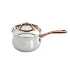BergHOFF Ouro Gold 11Pc 18/10 Stainless Steel Cookware Set, Rose Gold Handles, Metal Lids -Cookware Store GUEST a77d1547 331c 47ac 873b c441d0b6e4c8