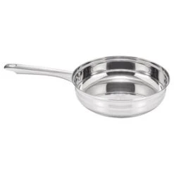 Lexi Home 2.4 Quart Matte Stainless Steel Frying Pan With Polished Stripes 7 Lexi Home 2.4 Quart Matte Stainless Steel Frying Pan With Polished Stripes -Cookware Store GUEST a84d1baa e018 44bf b7fe d7212b04660e