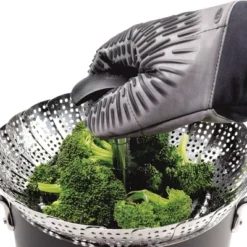 OXO Stainless Steel Steamer With Extendable Handle: Best Kitchen & Vegetable Steamer Basket, Dishwasher-Safe, Silver -Cookware Store GUEST a870105b 862c 4bbb 83a0 1b5b80c6aa36