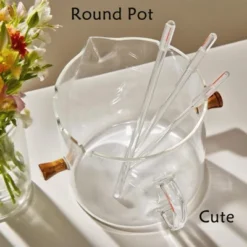 Itopfox Microwave Bacon Cooker With Cover, 2-in-1 Glass Cooking Pot, Microwavable Bacon Grill With Silicone Lid, Easy Clean