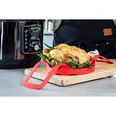 Instant Pot Official Silicone Bakeware Sling - Multi-Use, Heat-Resistant, BPA-Free, Compatible With 6-Quart And 8-Quart Cookers, Red 9 Instant Pot Official Silicone Bakeware Sling - Multi-Use, Heat-Resistant, BPA-Free, Compatible With 6-Quart And 8-Quart Cookers, Red - Image 7