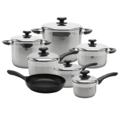 YBM Home 18/10 Tri-Ply Stainless Steel Pots And Pans Cookware Set Includes Saucepans Stockpots And Frying Pans, Induction Compatible Dishwasher Safe 11 YBM Home 18/10 Tri-Ply Stainless Steel Pots And Pans Cookware Set Includes Saucepans Stockpots And Frying Pans, Induction Compatible Dishwasher Safe -Cookware Store GUEST a924b750 3c14 4a06 b359 8153a0ae3458