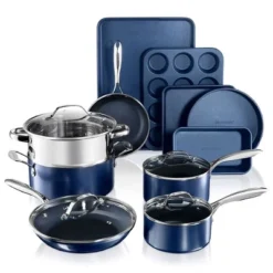 Granitestone Blue 15 Piece Nonstick Cookware And Bakeware Set -Cookware Store GUEST a99bc3fa 871e 4d61 9038 cd1317e52246