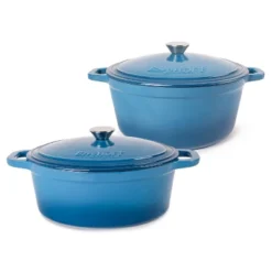 BergHOFF Neo 4Pc Cast Iron Cookware Set, 5qt. & 8qt. Oval Dutch Ovens, Matching Lids -Cookware Store GUEST a9eed74a cfb4 4581 9dae 33b55cf60d78 1