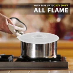 Itopfox Silicone Lids For Food Storage - BPA Free Suction Covers For Bowls, Pots, Pans, Microwave, Oven, Fridge, Dishwasher Safe, Eco-Friendly -Cookware Store GUEST ac7eef4f c33f 4cca b45c 4d883c6748d8