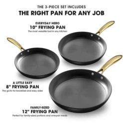 Imarku Professional Cooking Utensils 2Pcs - 10 Inch & 12 Inch Frying Pan Set, Long Lasting Nonstick, Nonstick Pizza Pan,Dishwasher Safe -Cookware Store GUEST ad0848a7 3681 4d05 8781 7453e1504c5e