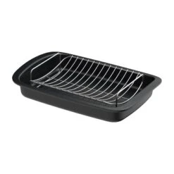 BergHOFF Graphite Non-stick Recycled Cast Aluminum Roaster With Removable Rack 16.5" X 11" X 2.75" -Cookware Store GUEST ad583936 36e4 4856 978a 36841acf2007