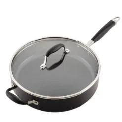 Anolon Advanced Home 5qt Hard Anodized Nonstick Saute Pan With Helper Handle And Lid Onyx -Cookware Store GUEST ad968b0d a640 48db b36f ec561ae6a445