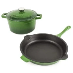 BergHOFF Neo 3Pc Cast Iron Cookware Set, 3qt. Covered Dutch Oven & 10" Fry Pan -Cookware Store GUEST af55aed8 02f7 4641 ad19 58a924516331