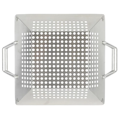 Gibson Amber 12 Inch Square Cast Aluminum BBQ Grill Topper With Handles 5 Gibson Amber 12 Inch Square Cast Aluminum BBQ Grill Topper With Handles - Image 3