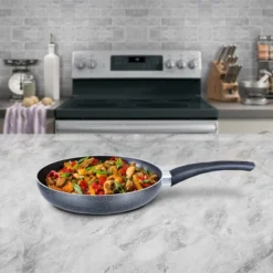 Brentwood 12in Frying Pan Aluminum Non-Stick In Gray -Cookware Store GUEST b265970b ec4b 4bf0 860b 1328bc0ca73d 1
