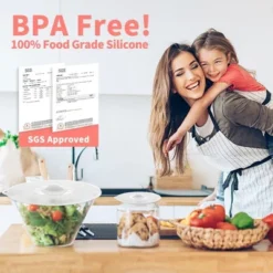 Itopfox Silicone Lids For Food Storage - BPA Free Suction Covers For Bowls, Pots, Pans, Microwave, Oven, Fridge, Dishwasher Safe, Eco-Friendly -Cookware Store GUEST b28e6fbc fcfb 499f a0d9 b677828ad97d