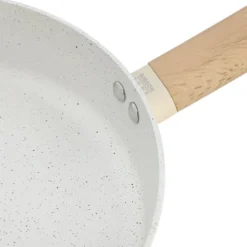 Gibson Home Marbleton Ceramic Nonstick Alumium 11 Inch Frying Pan In Cream -Cookware Store GUEST b3b70b2b 4376 465d a99d 7fbd4e99d533