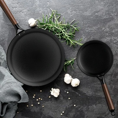 LAMFO Professional Cooking Utensils Set , 2 Pieces 8&12Inch Cookware Set Cast Iron Skillets, PFAS-Free, Nonstick Pizza Pans, Oven&Dishwasher Safe 3 LAMFO Professional Cooking Utensils Set , 2 Pieces 8&12Inch Cookware Set Cast Iron Skillets, PFAS-Free, Nonstick Pizza Pans, Oven&Dishwasher Safe