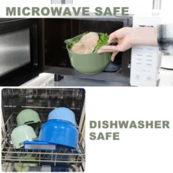 Itopfox 4-Piece Nesting Mixing Bowls Set With Pour Spout & Handle, BPA-Free, Microwave & Dishwasher Safe, Non-Slip Base, Lightweight -Cookware Store GUEST b4142050 2c0d 4a40 99ab 5184d05e8cf0