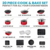 Granitestone 20 Piece Nonstick Red Cookware And Bakeware Set 1 Granitestone 20 Piece Nonstick Red Cookware And Bakeware Set -Cookware Store GUEST b4d311a6 f1d4 4d85 9ef4 1c09d331446c