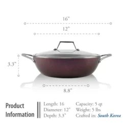 TECHEF Art - 5qt Nonstick Chef Pan -Cookware Store GUEST b5f5e4db 44be 4e22 be91 f6c7e2dafcbb