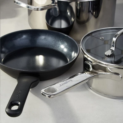 BergHOFF Helix 9Pc Cookware Set With Glass Lids, Nonstick Pans, Recycled Material 4 BergHOFF Helix 9Pc Cookware Set With Glass Lids, Nonstick Pans, Recycled Material - Image 2