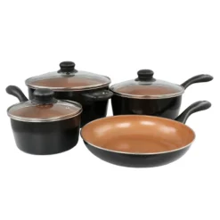 Gibson Home Armada 7 Piece Carbon Steel Nonstick Cookware Set In Black And Copper 15 Gibson Home Armada 7 Piece Carbon Steel Nonstick Cookware Set In Black And Copper -Cookware Store GUEST b73ad679 4263 441b 9a2a fba72f700882