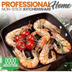 NutriChef 9.45'' Grill Pan - Non-Stick High-Qualified Kitchen Cookware 12 NutriChef 9.45'' Grill Pan - Non-Stick High-Qualified Kitchen Cookware -Cookware Store GUEST b775f98f fbfe 4d85 80cd c36ed1331b6e