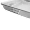 Winco Roast Pan With Straps, Aluminum, 18" X 34.5", 2.4mm Thick - Silver