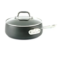All-Clad 2.5 Quart Nonstick Sauce Pan With Lid, HA1 Hard Anodized Cookware, Black -Cookware Store GUEST b7a11ed7 9def 4c2e a1ec da20b58662d0