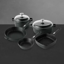 BergHOFF GEM Nonstick Cookware Set, Black -Cookware Store GUEST b7a4d85a 9003 4d2a a013 7ef10b5e1e26