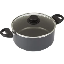 GoodCook 4.7qt Everyday Dutch Oven With Lid: Nonstick Aluminum, Dishwasher-Safe, Gas & Electric Compatible, 14.5" Diameter -Cookware Store GUEST b8bb603a 147e 46f7 ae21 793f6d2d5c15