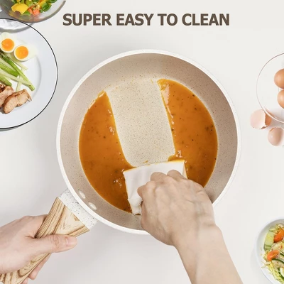 MICHELANGELO Sauce Pan With Lid, Nonstick Saucepans 1.5QT&2QT&3QT, Granite Sauce Pan 3 Piece, Stone Saucepan Set, Small Pot With Lid, Nonstick Sauce Pot Set 5 MICHELANGELO Sauce Pan With Lid, Nonstick Saucepans 1.5QT&2QT&3QT, Granite Sauce Pan 3 Piece, Stone Saucepan Set, Small Pot With Lid, Nonstick Sauce Pot Set - Image 3