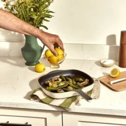 Caraway Home Enameled Cast Iron Grill Pan -Cookware Store GUEST ba5d75ec 878d 414a a33d a4d428d12322