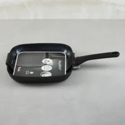 BergHOFF Helix Nonstick Ceramic Grill Pan 10.25", Recycled Aluminum, Black 12 BergHOFF Helix Nonstick Ceramic Grill Pan 10.25", Recycled Aluminum, Black -Cookware Store GUEST ba6d95d8 1780 49d2 83ce 414865a95416