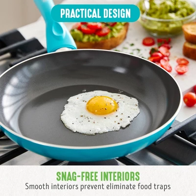 GreenLife Essentials 8" Ceramic Nonstick Aluminum Fry Pan 8 GreenLife Essentials 8" Ceramic Nonstick Aluminum Fry Pan - Image 6