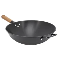 Gibson Home Welton 13.5 Inch Carbon Steel Wok With Wood Handle In Black 11 Gibson Home Welton 13.5 Inch Carbon Steel Wok With Wood Handle In Black -Cookware Store GUEST bac3164e 0287 4b4d a615 58f882c2bc93