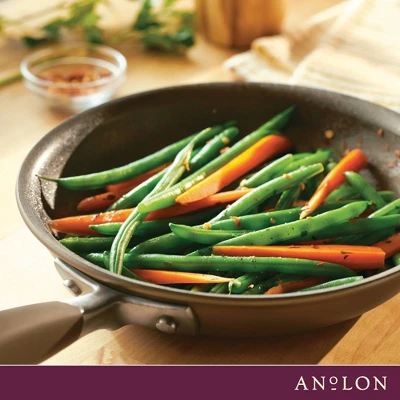 Anolon Advanced Home 8.5" Open Fry Pan Bronze: Nonstick, Hard Anodized Aluminum, Gas & Electric Compatible, Lifetime Warranty 10 Anolon Advanced Home 8.5" Open Fry Pan Bronze: Nonstick, Hard Anodized Aluminum, Gas & Electric Compatible, Lifetime Warranty - Image 8