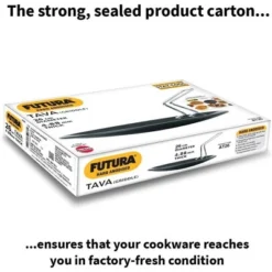 Hawkins Futura Hard Anodized Concave Tava Griddle With Steel Handle: Gas Compatible, Aluminum Surface, Hand Wash 12 Hawkins Futura Hard Anodized Concave Tava Griddle With Steel Handle: Gas Compatible, Aluminum Surface, Hand Wash -Cookware Store GUEST baf066ba cfbd 4868 8064 f28e5f1a10b1