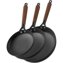LAMFO Professional Cooking Utensils Set , 3 Pieces 8&10&12 Inch Cookware Set Cast Iron Skillets, PFAS-Free, Nonstick Pizza Pans, Oven&Dishwasher Safe 17 LAMFO Professional Cooking Utensils Set , 3 Pieces 8&10&12 Inch Cookware Set Cast Iron Skillets, PFAS-Free, Nonstick Pizza Pans, Oven&Dishwasher Safe -Cookware Store GUEST bb0f2b66 496f 49e8 a267 dd62a8485b2f