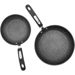 Starfrit Set Of 2 Fry Pans With Bakelite Handles In Black -Cookware Store GUEST bb577f70 f310 4a09 8f2a 129090303337