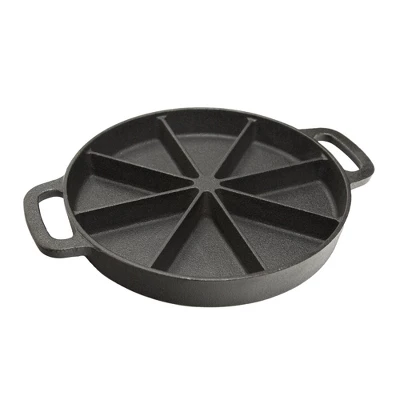 Stansport Pre-Seasoned Cast Iron Wedge Pan 3 Stansport Pre-Seasoned Cast Iron Wedge Pan