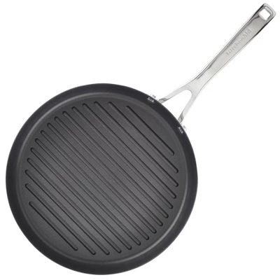 KitchenAid 3-Ply Base Stainless Steel 10.25" Nonstick Round Grill Pan: Induction Safe, Dishwasher & Oven Safe Griddle 11 KitchenAid 3-Ply Base Stainless Steel 10.25" Nonstick Round Grill Pan: Induction Safe, Dishwasher & Oven Safe Griddle - Image 9