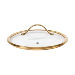 Bloomhouse 6 Quart Heavy Duty Aluminum Premium PFA Free Ceramic Nonstick Dutch Oven Pot With Lid - Linen White With Gold Handle -Cookware Store GUEST bcfcee0d 1135 4060 8e19 3178b9244f94