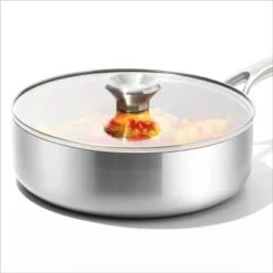 OXO 2pc Mira Tri-Ply Stainless Steel Frypan Set Silver: Cookware Set, Kitchen, Dishwasher-Safe, Gas & Induction Compatible -Cookware Store GUEST bd2ebb6d 18f9 4e38 85dc 17ed3ed7dcb9