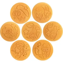 Pancake Wow! Mermaid Mini Pancake Pan - Make 7 Different Flapjack Mermaids, Nonstick Pan Cake Maker For Under The Sea Fun, Unique Gift For Kids, Girls