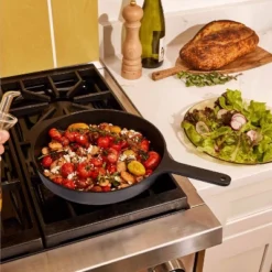 Caraway Home Enameled Cast Iron Skillet -Cookware Store GUEST be44647c a40b 4743 a021 937155845f4a