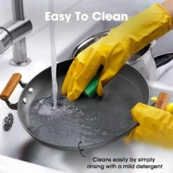 Imarku Non Stick Frying Pan, 14 Inch Large Cast Iron Skillets, Cooking Paella Pan With Stay Cool Handle, Nonstick Grill Pan Compatible With Cooktops -Cookware Store GUEST c0134724 69b6 4610 8ef6 a7c86d4e3ace