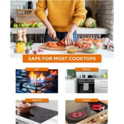 COMMERCIAL CHEF 7-Piece ECOPAN Cookware Set, Hard Anodized Aluminum Pots And Pans Set Nonstick With Skillet, Saucepan, Stock Pot And More 12 COMMERCIAL CHEF 7-Piece ECOPAN Cookware Set, Hard Anodized Aluminum Pots And Pans Set Nonstick With Skillet, Saucepan, Stock Pot And More -Cookware Store GUEST c07c46f2 742c 48be a86e 850b36d06567