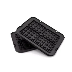 Cuisinart Griddler Waffle Plates - Black - GR-WAFP: Cast Aluminum Nonstick Grill & Griddle Accessories, Removable Plates