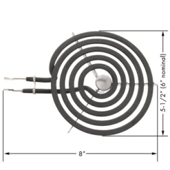 ERP® Replacement 6-In. 5-Turn Range Surface Element For GE® Part Number WB30M1 In Gray 12 ERP® Replacement 6-In. 5-Turn Range Surface Element For GE® Part Number WB30M1 In Gray -Cookware Store GUEST c1726556 9c6c 4e4a 884e 9c71e5d176c8