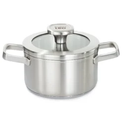 BergHOFF Graphite Recycled 18/10 Stainless Steel Stockpot With Glass Lid -Cookware Store GUEST c1e7c08e fcdd 44af a910 3e2e4737fb43