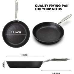 Imarku Non Stick Frying Pans - 12 Inch Frying Pan Nonstick Skillet, Frying Pans Nonstick Dishwasher Safe For Cooking With Stainless Steel Handle -Cookware Store GUEST c36bdc60 22d6 4784 83db 11f002e0708b 1